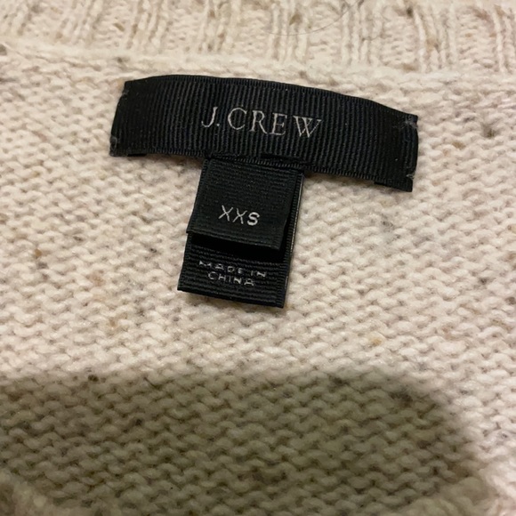 Jcrew women jeweled neck wool sweater XXS - Picture 3 of 4